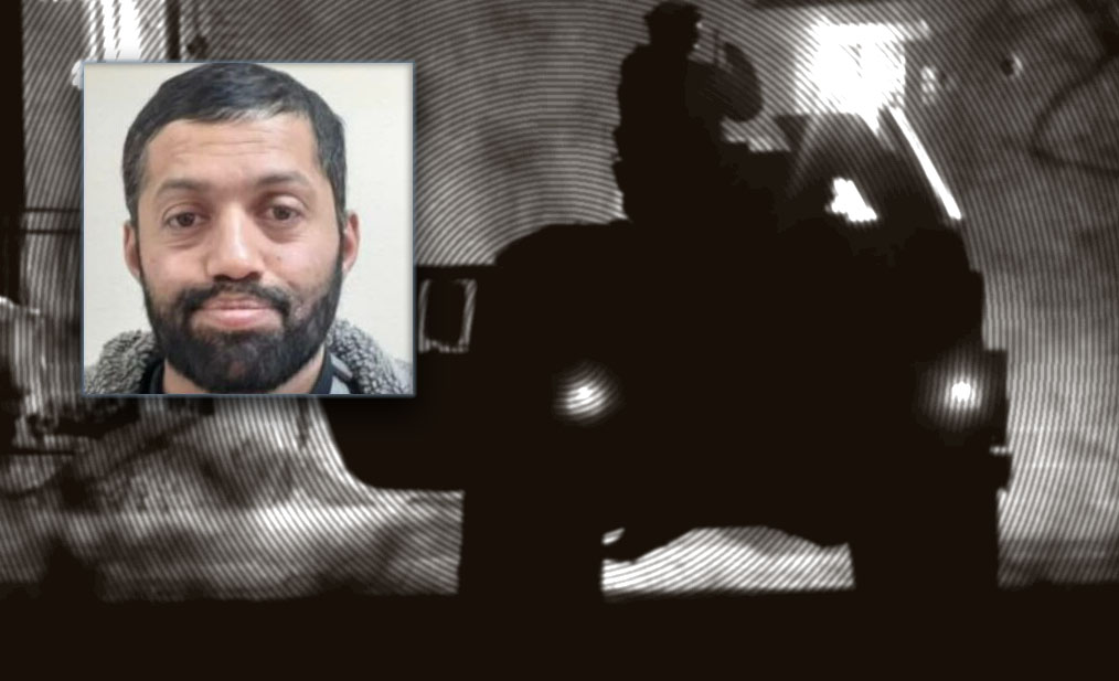 Marik Faisal Akram, który dokonał zamach na synagogę (zdj. kadr z ABC)