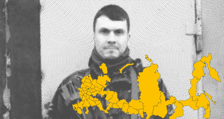 Adam Osmajew przywódca walczącego na Ukrainie batalionu Dżochara Dudajewa.