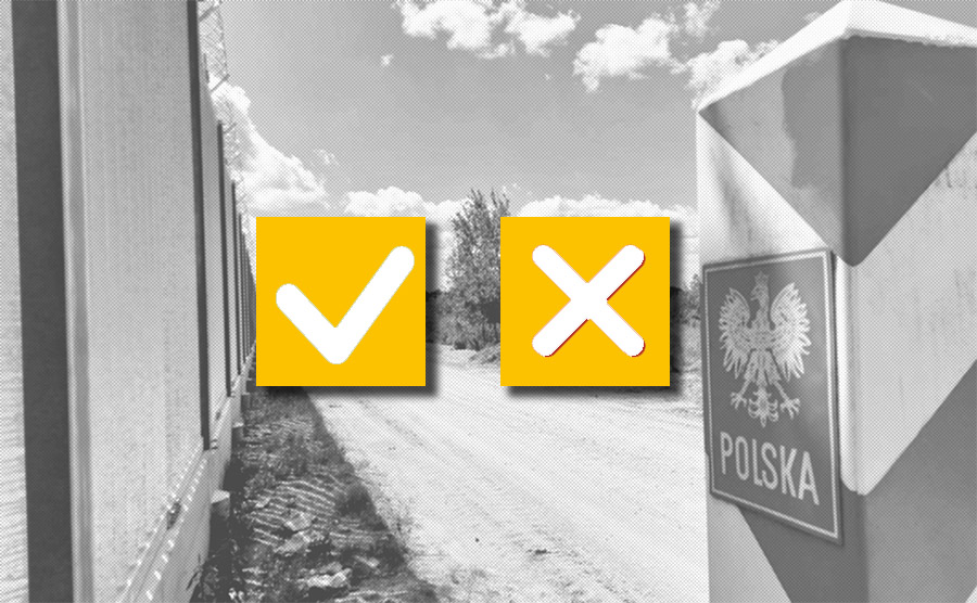 Płot graniczny (zdj. Straż Graniczna)